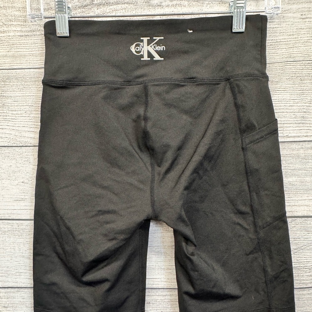 Calvin Klein Womens Outline-logo Bike Shorts Size Medium - Picture 6 of 6